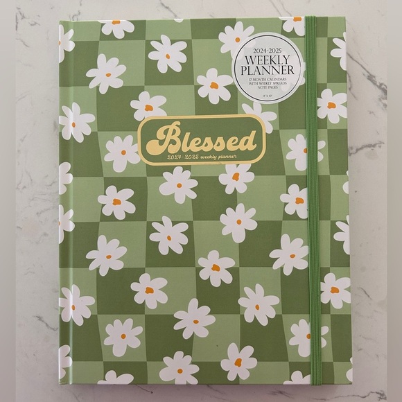 Blessed Weekly Planner 2024-2025, Hardcover- NWT - Picture 1 of 3